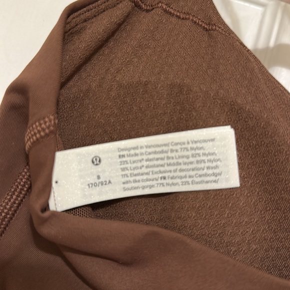 NWT lululemon free to be bra long line light support - Picture 6 of 6